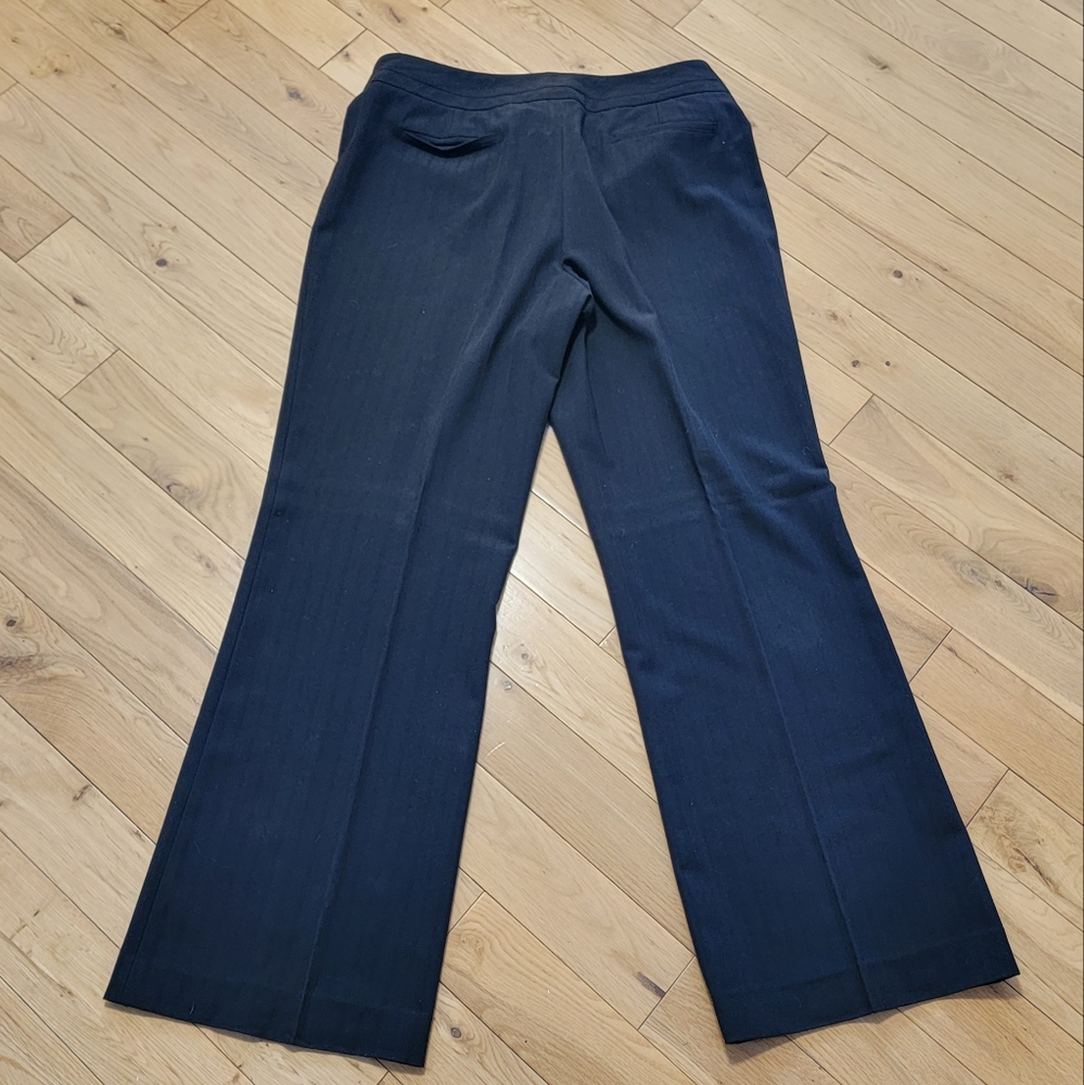 Rafaella workwear office pants striped trousers sz 14